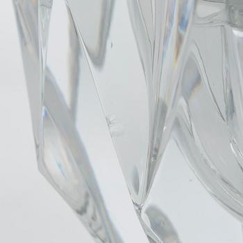 Aimo Okkolin, skål, "Näckros", signerad Aimo Okkolin, Riihimäen Lasi Oy.