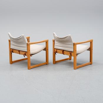 Karin Mobring, a pair of 'Diana' armchairs for Ikea.