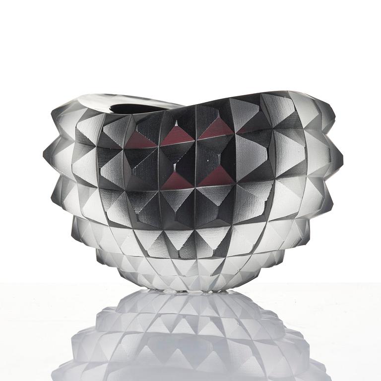 Mårten Medbo, skål, "Core", ed. 2/4, glas, Ajeto, Nový Bor, Tjeckien, 2010.