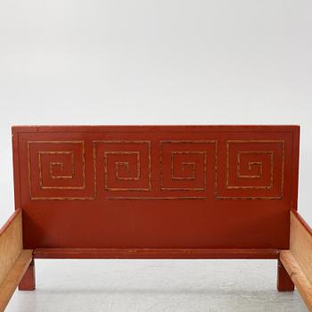 Axel Einar Hjorth, a pair of "Åbo" bed frames, Nordiska Kompaniet, Swedish Grace, 1920s-30s.