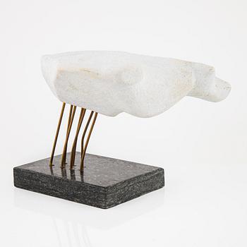 Björn Selder, sculpture, unsigned, diabase.