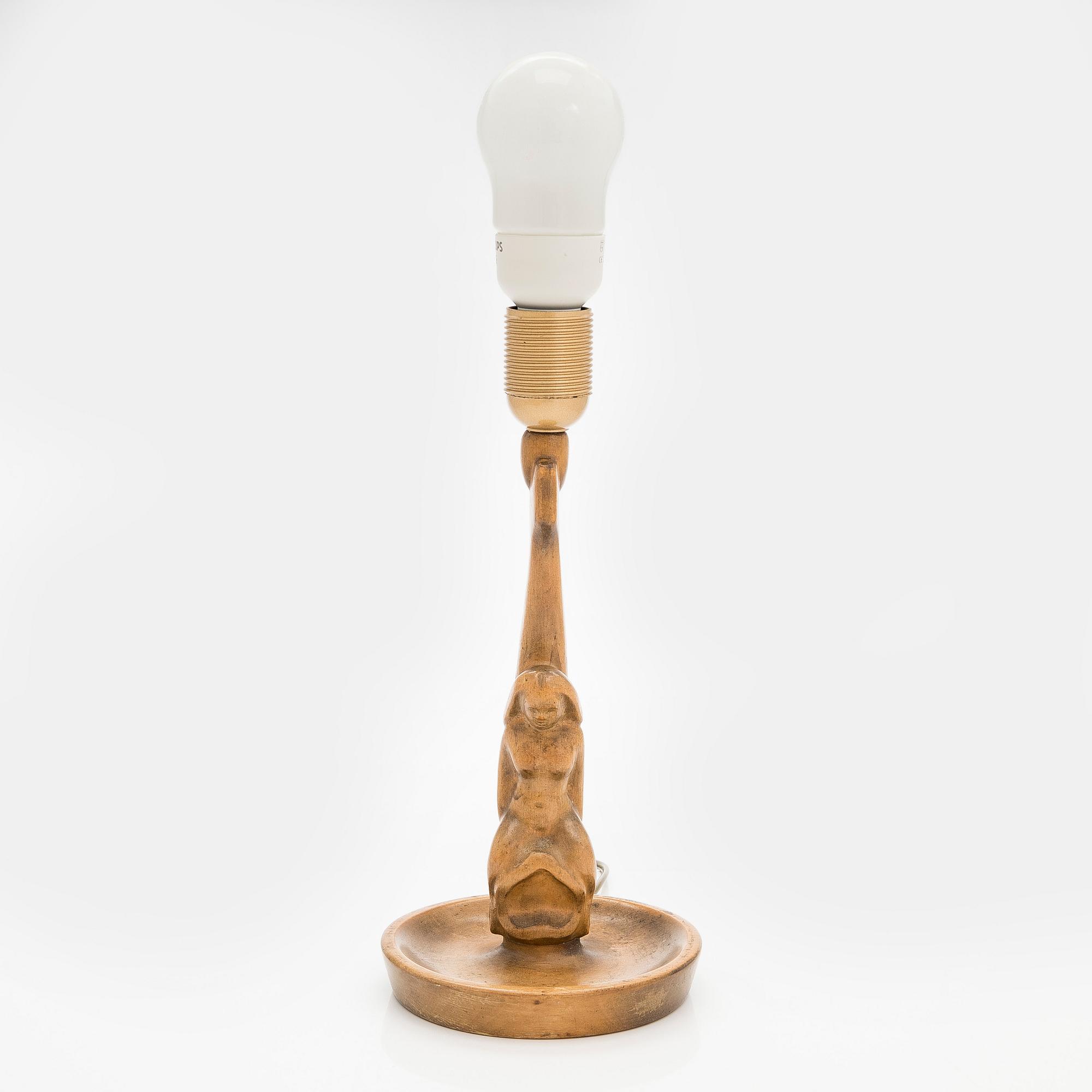 Mikko Hovi, a 1940s sculpture/ table lamp.