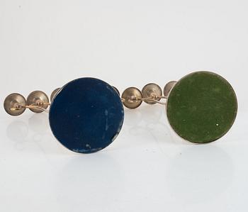 Kandelabrar, ett par, nysilver, CG Hallberg, Stockholm.