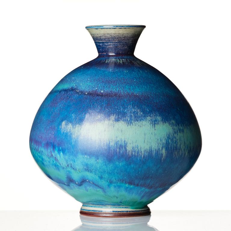 Berndt Friberg, a stoneware vase, Gustavsberg studio, Sweden 1974.