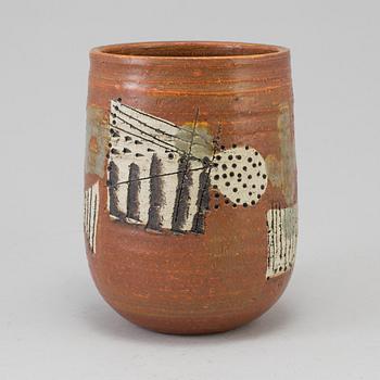 A Lisa Larson stoneware vase, Gustavsberg. Unik.