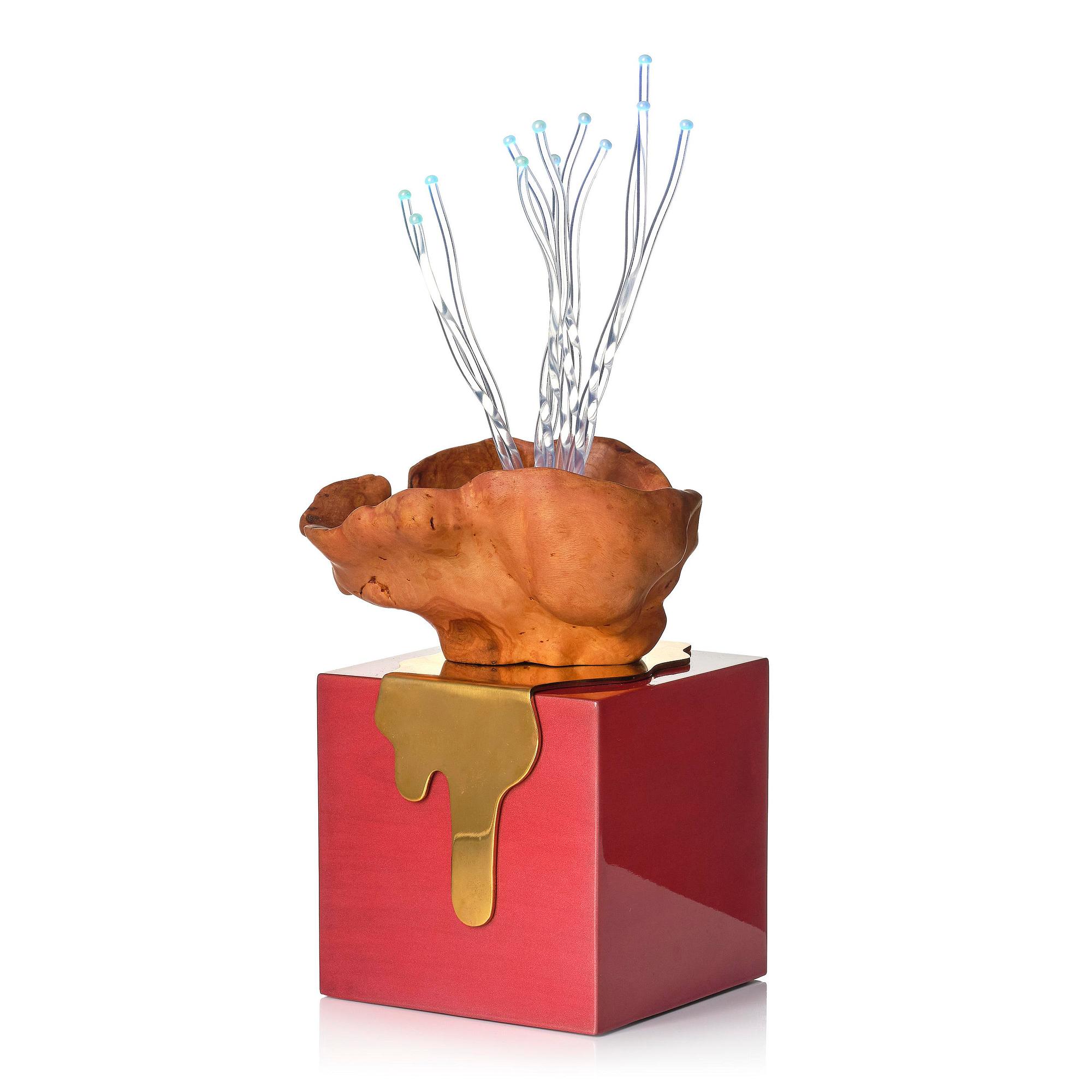 Aia Jüdes, a unique "Vril" lamp/light object, 2020.