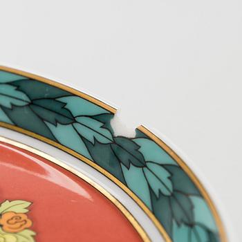 Versace, astiaston osia, posliinia, 9 kpl, "Le Roi Soleil" Rosenthal, 1990-luku.