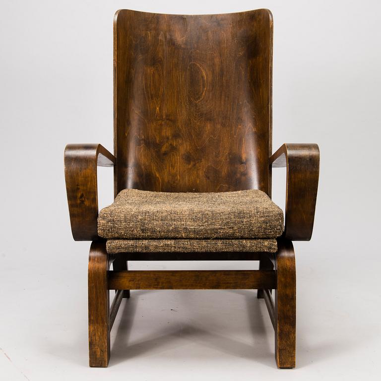 Carl-Johan Boman, An early 1930s 'Flexible chair' for N. Bomanin Höyrypuusepäntehdas, Turku.