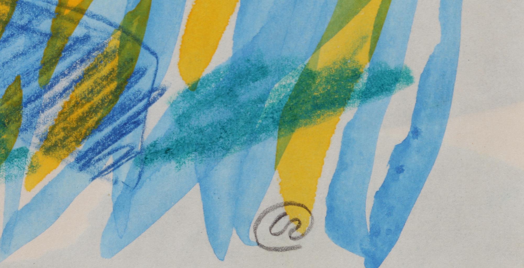 RODHE, LENNART. Blandteknik, monogramsign.