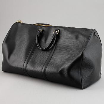 Louis Vuitton, Weekendbag 'Keepall Epi 55'.