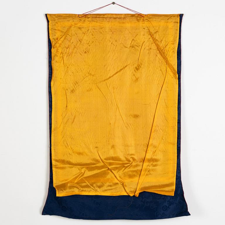 A Tibetan thangka, 20th century.