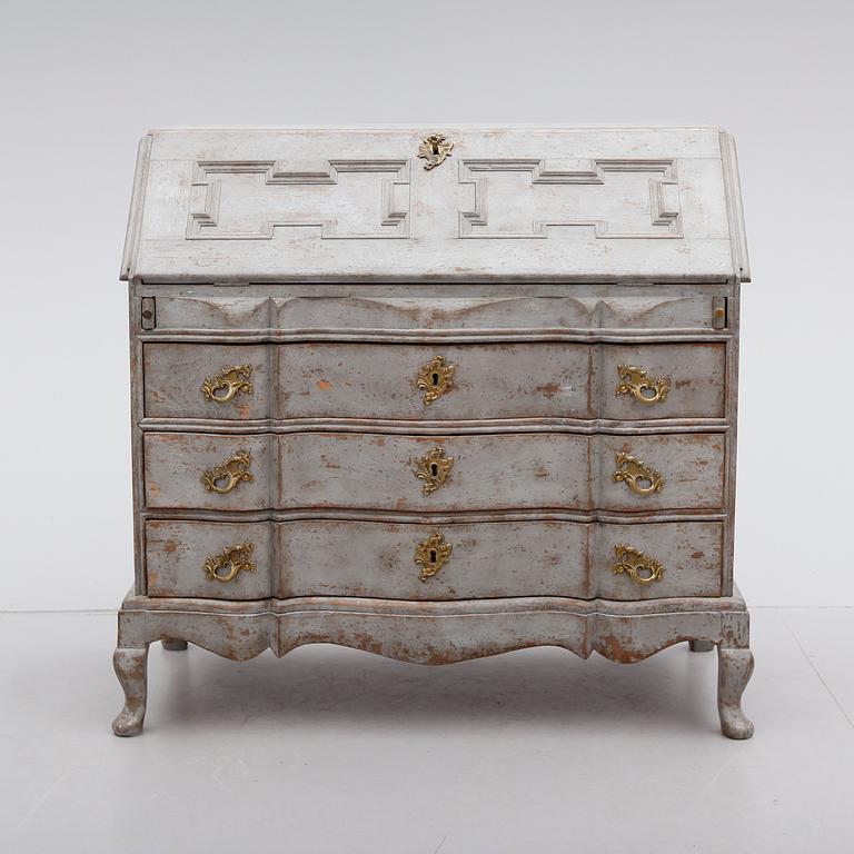 SEKRETÄR, barockstil, 1900-talets första hälft.