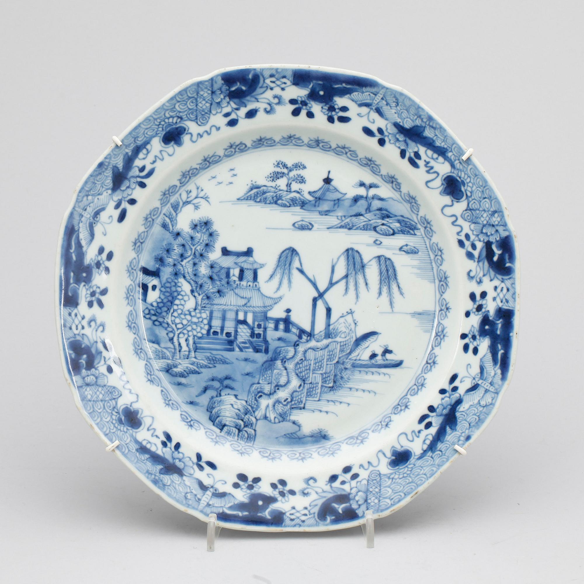 TALLRIK, porslin, Kina, Qianlong, (1736-1795).
