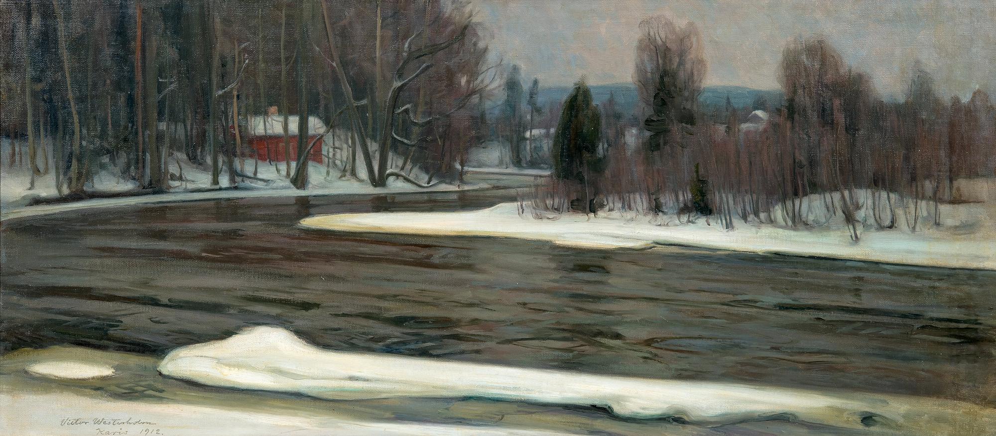 Victor Westerholm, "VINTERBILD FRÅN KARIS".