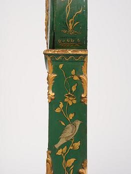 A rococo longcase clock by P. Ernst (watchmaker in Stockholm 1753-84).