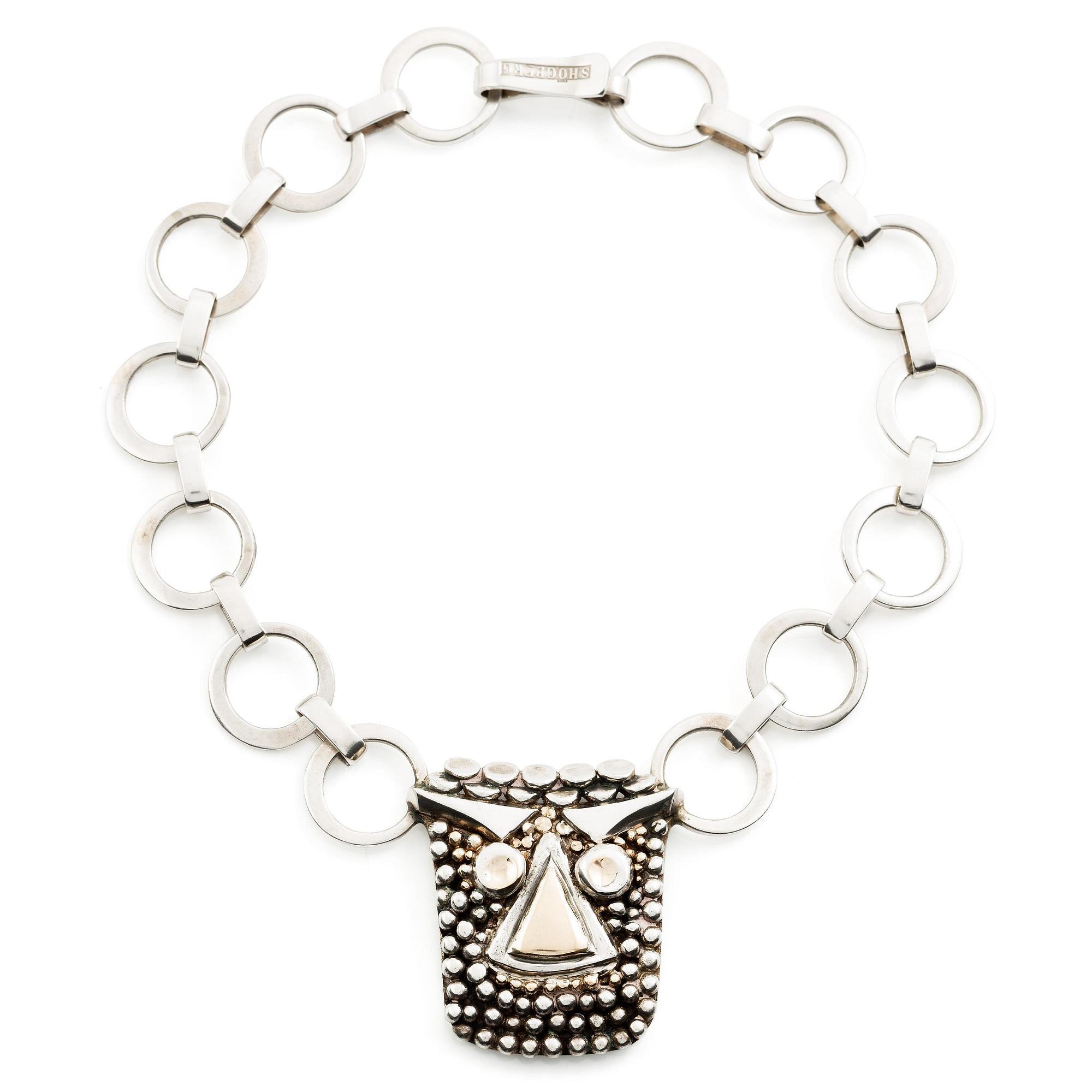 Sven-Erik Högberg, a necklace, sterling silver, Gothenburg 1961.