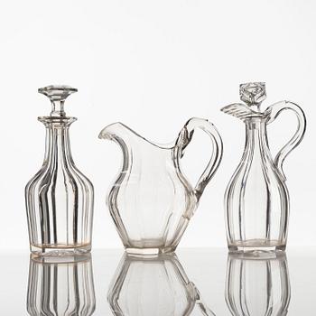 A Baccarat glass service, 147 pieces. France, early 20th Century.