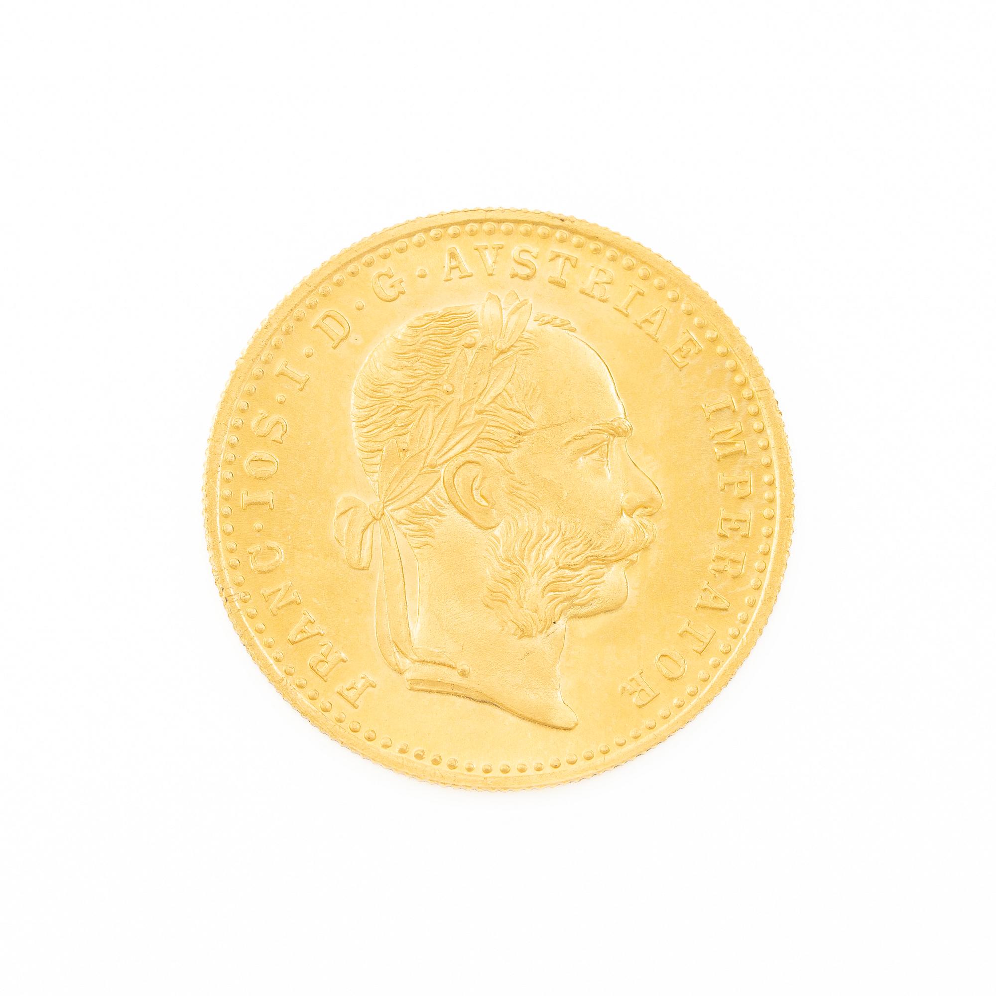 Gold coin, Austria-Hungary, 1 Ducat, 1915.