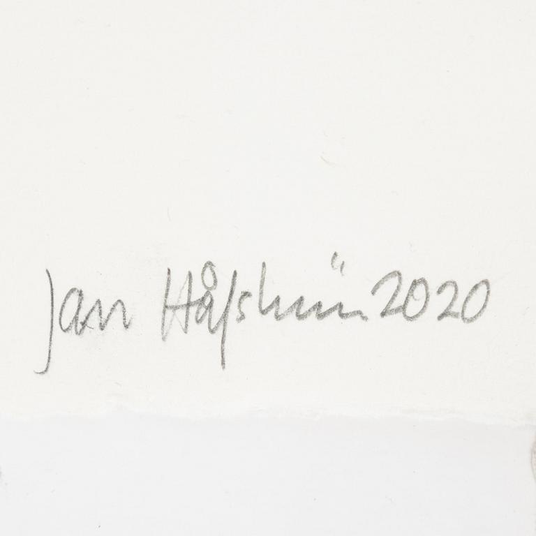 Jan Håfström, etching in colours, 2020, signerad 45/50.