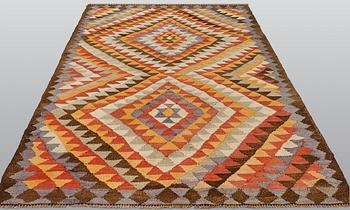 Matta, Persisk Nomad Kelim, ca 273 x 165 cm.