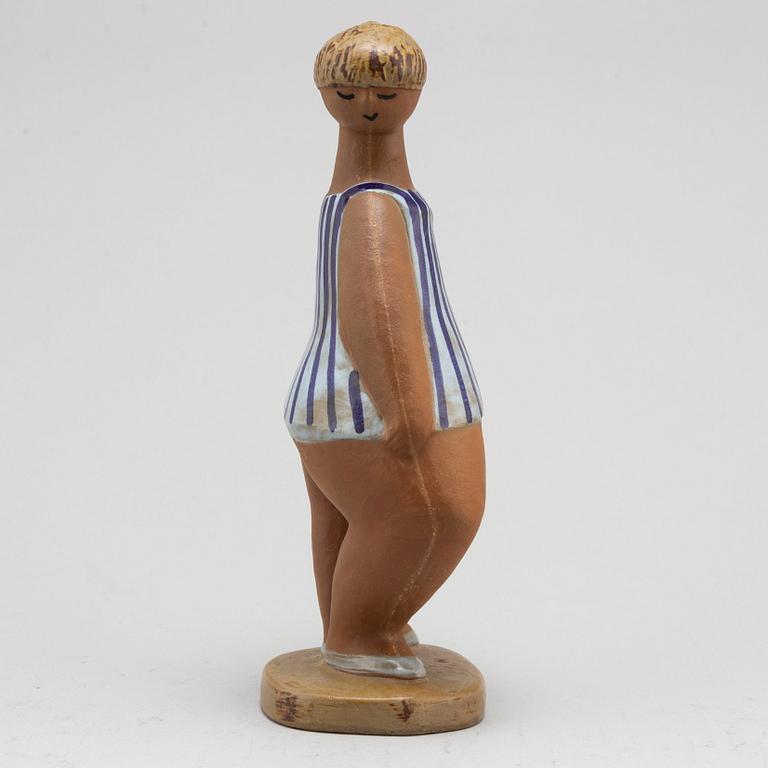 LISA LARSON, a 'Dora' stoneware figurine, from ABC-Flickorna, Gustavsberg.