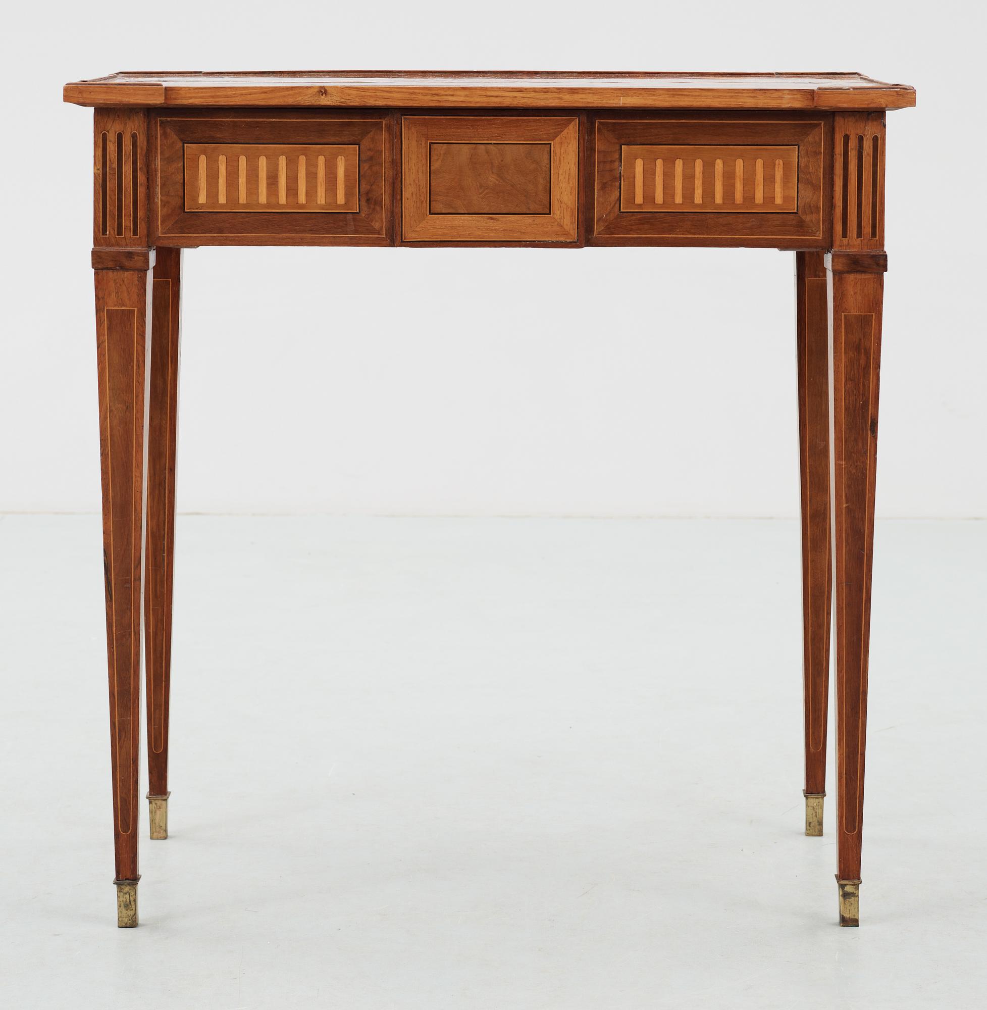 A Gustavian table by Georg Haupt (master 1770-1784), not signed.