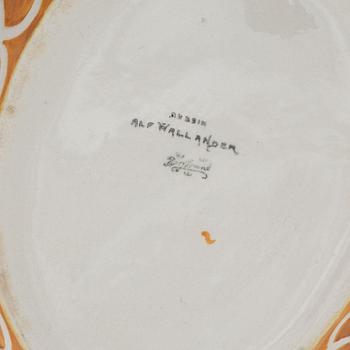 Alf Wallander, ägghöna, Rörstrand, tidigt 1900-tal.