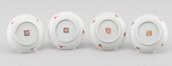 FAT, 2 par, porslin, Kina, 1800-/1900-tal.