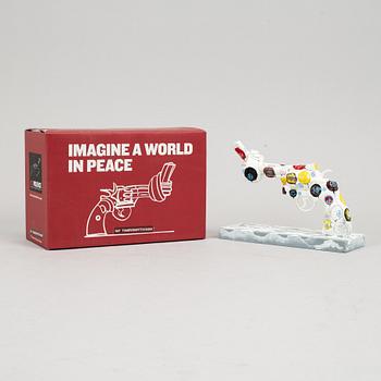 Carl-Fredrik Reuterswärd/ The Non-Violence Project Foundation, a polyresin sculpture 2013, Certificate numbered 39/499.