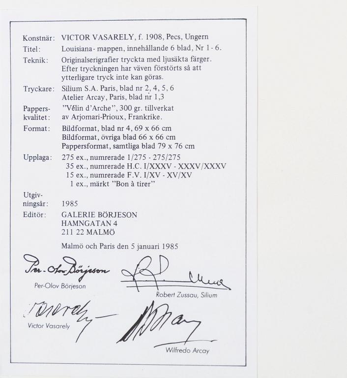 Victor Vasarely, "Louisiana 4".