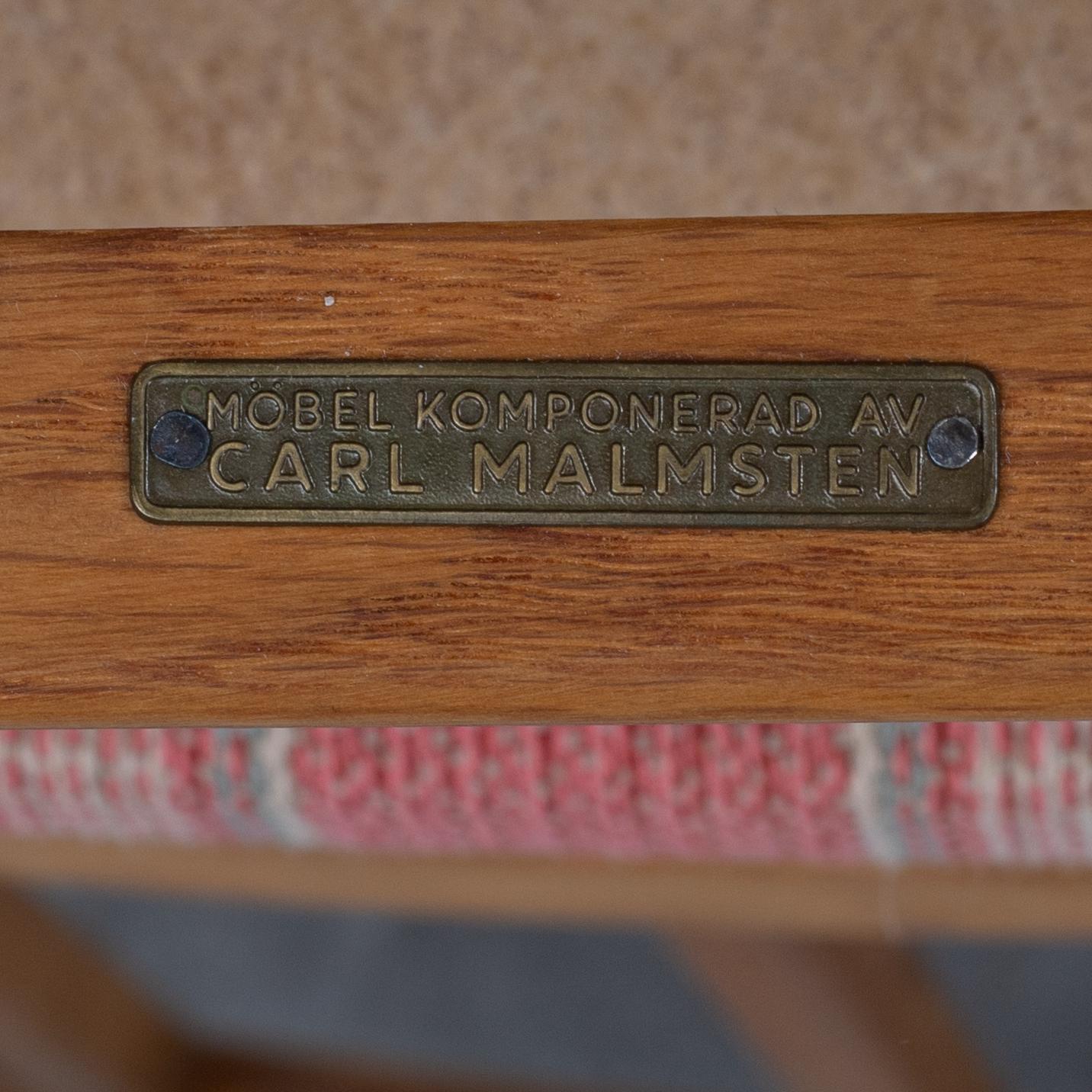 Carl Malmsten, matsalsmöbel, 7 delar, "Solna" och "Gustavus", 1900-talets andra hälft.