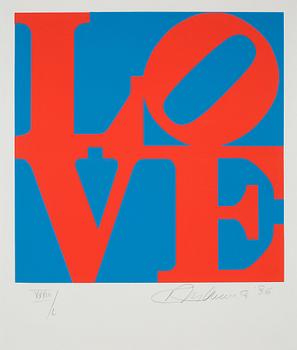 169. Robert Indiana, "Love in Blue".