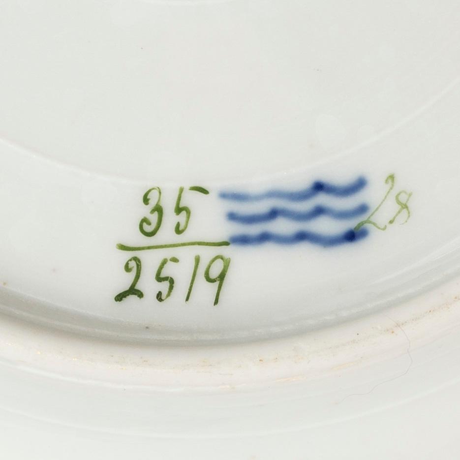 A 58 pcs Royal Copenhagen porcelain dinner service around 1900.