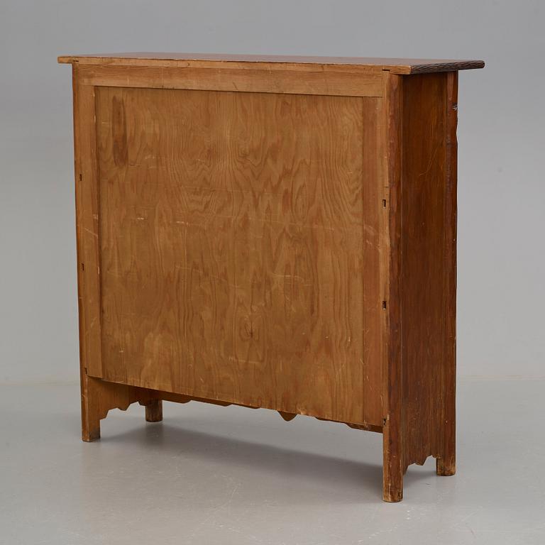 BRÖDERNA ERIKSSON (The Eriksson brothers), attributed to, a stained and carved book case, Art Nouveau, Arvika, Sweden.