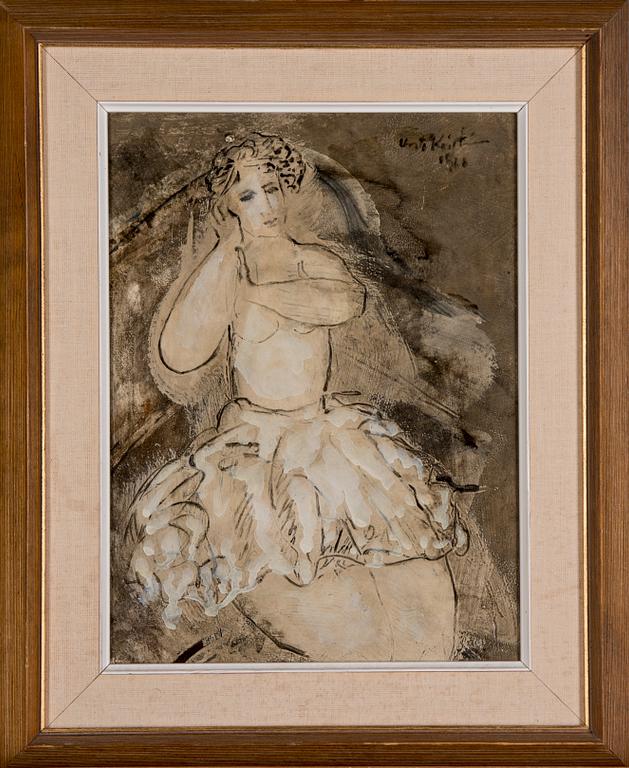 UNTO KOISTINEN, olja på skiva, signerad och daterad 1966.