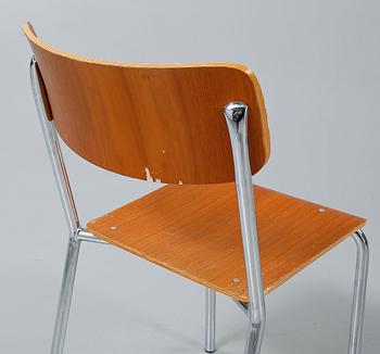 STOLAR, 5 st, Grythyttan Stålmöbler, 1900-talets andra hälft.