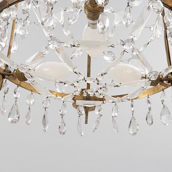 A chandelier, 19th Century.