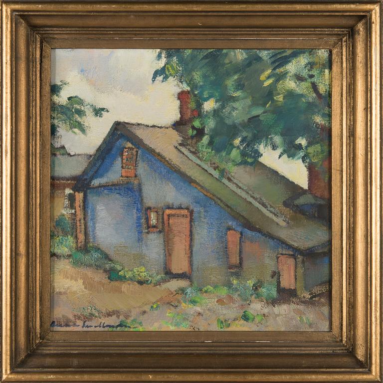 Anna Snellman, oil on canvas, signed.