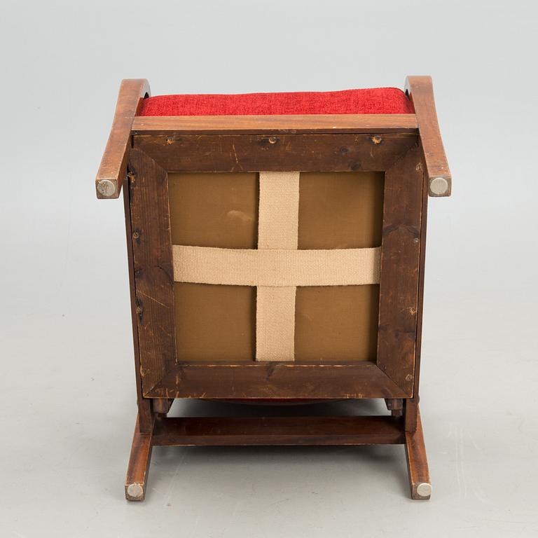 A 1930s open armchair model 'Torni' for Oy Stockmann Ab,  Keravan Puusepäntehdas, Finland.