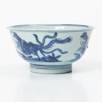 Skål, porslin. Mingdynastin (1368-1644).