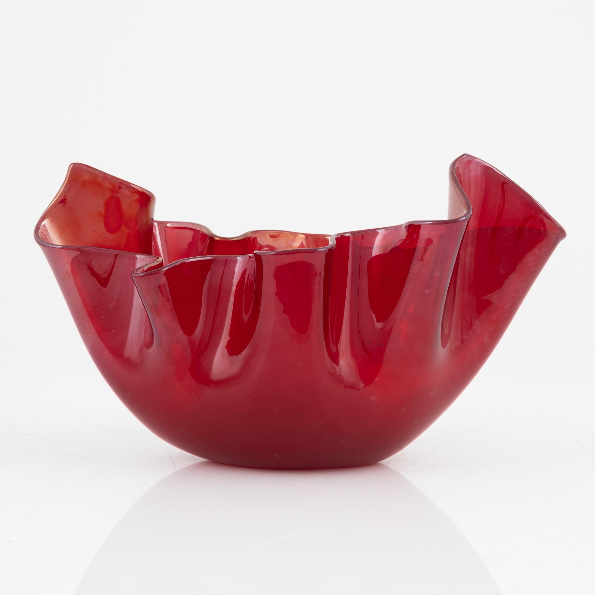 Fulvio Bianconi, a glass bowl, Venini Murano, Italy.