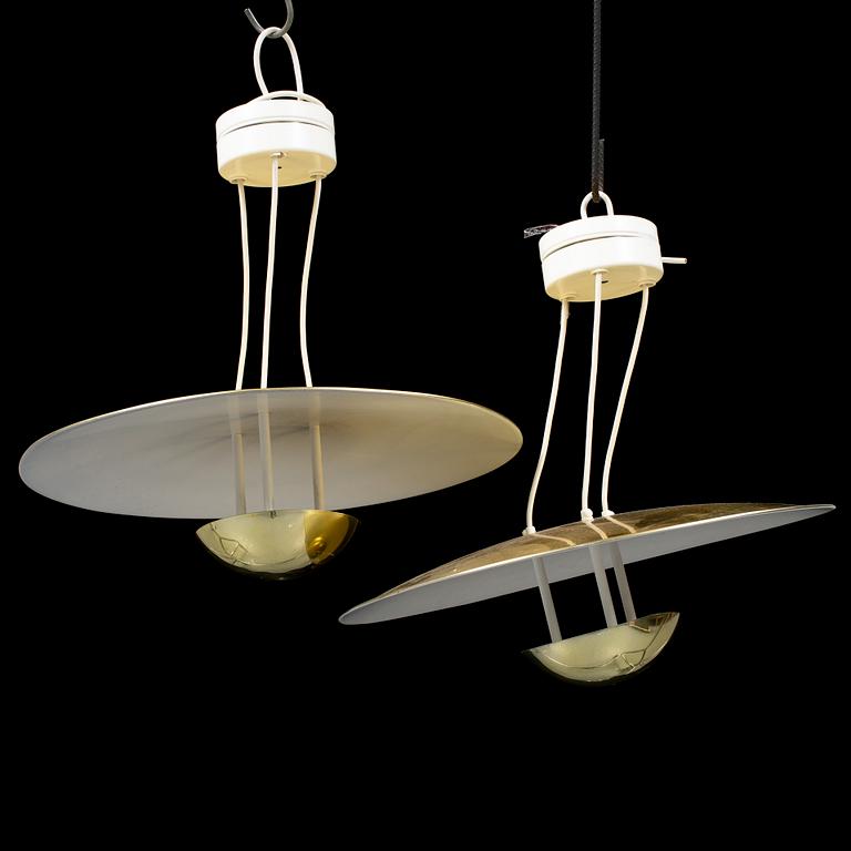 HANS-AGNE JAKOBSSON, a pair of ceiling lights, Markaryd.