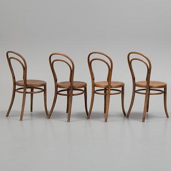 STOLAR, 4 st Thonet, omkring år 1900.