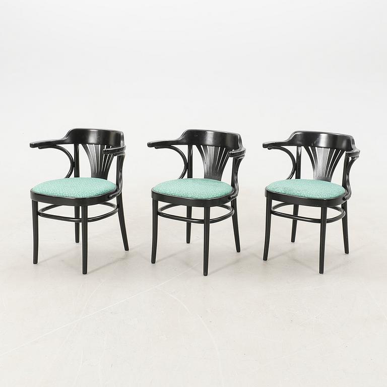 Armchairs, 6 pieces, Gemla, late 20th/early 21st century.