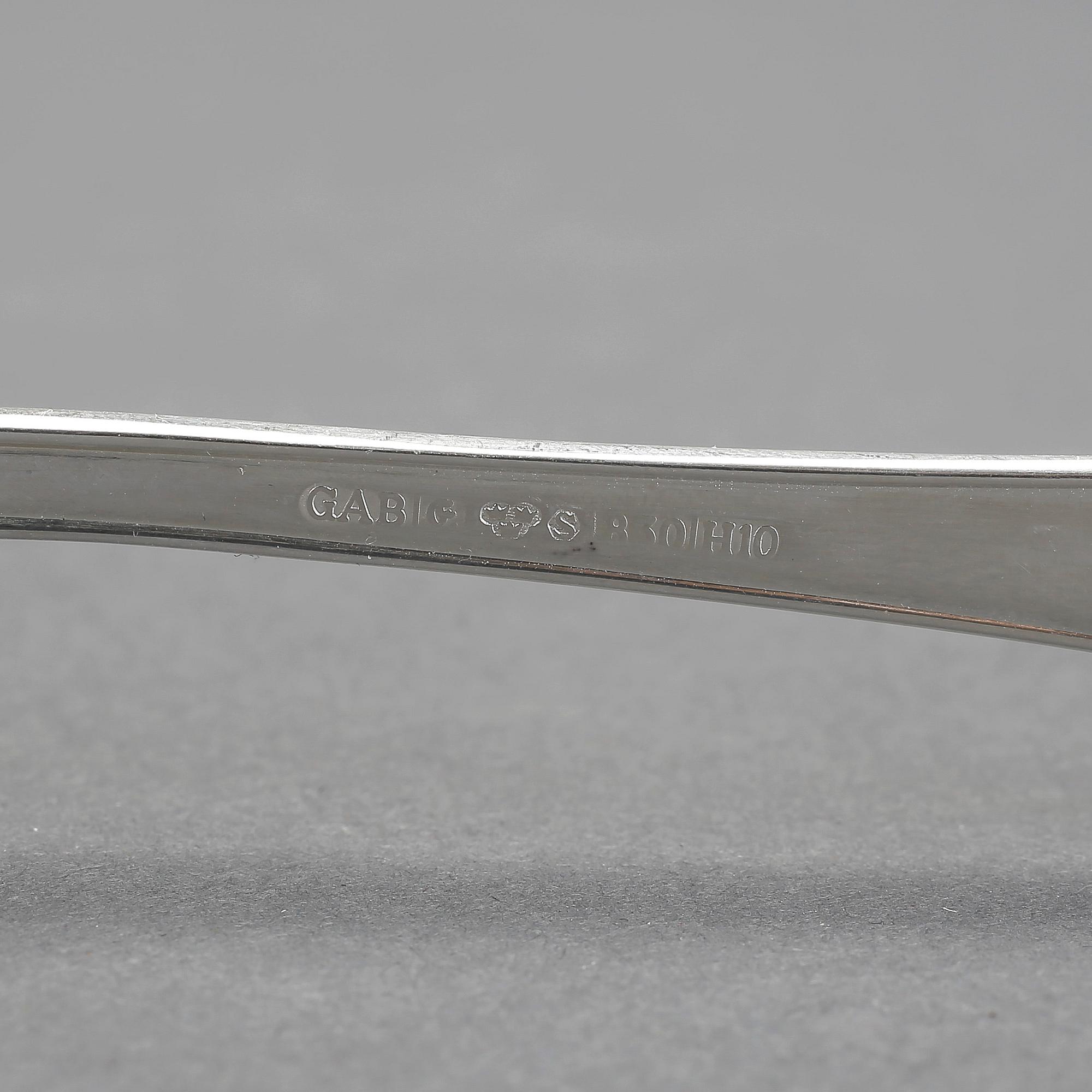 BESTICKSERVIS, 32 delar silver, GAB, Eskilstuna, 1983. Tot vikt 1116 gram.