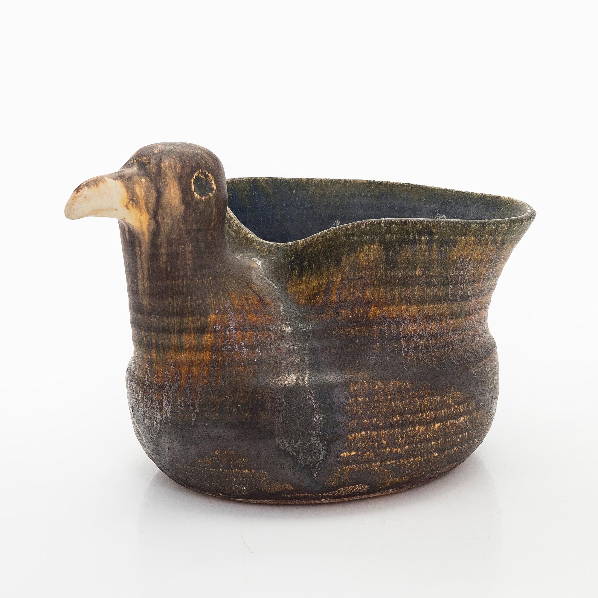 Teemu Luoto, A ceramic sculpture, signed and dated -82.