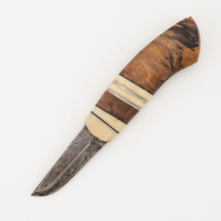 Torbjörn "Tobbe" Lundström, kniv, Åre, monogramsignerad.