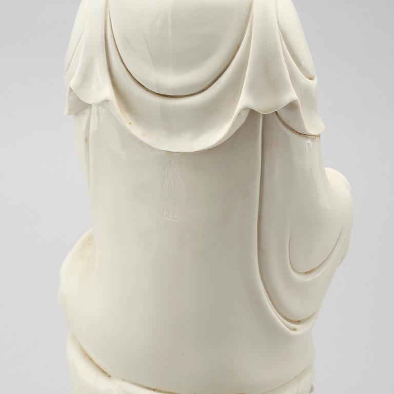 FIGURIN, blanc de chine, Qingdynastin (1644-1912).