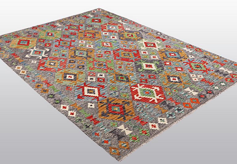 Matto, kilim, ca 244 x 174 cm.