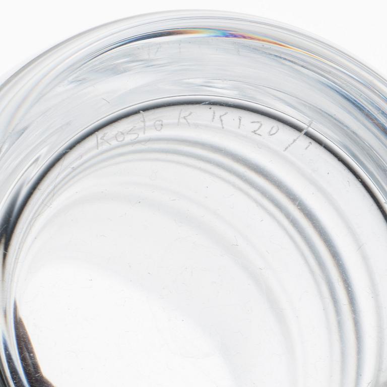 GLASSERVISDELAR, 8+6+19 delar, bl.a. Nils Landberg, Orrefors, 1900-talets första hälft.